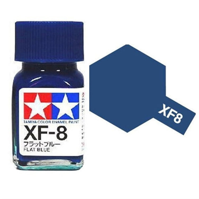 Tamiya Acrylic XF-8 Flat Insignia Blue Mini Bottle 10mL (1/3oz)