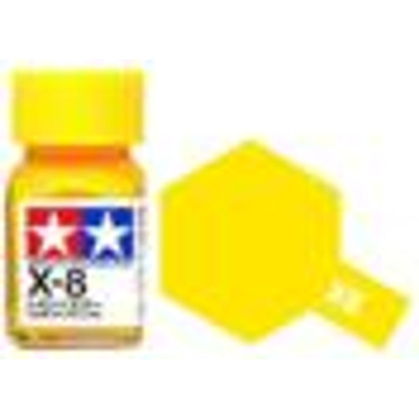 Tamiya Enamel EX-8 Gloss Lemon Yellow Mini Bottle 10mL (1/3oz)