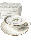 Tasse bougie - Fleur de riz