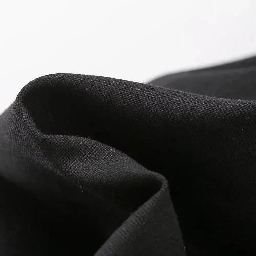 Tassel Hangings Collar Linen Dress