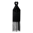 Tassel Hangings Collar Linen Dress