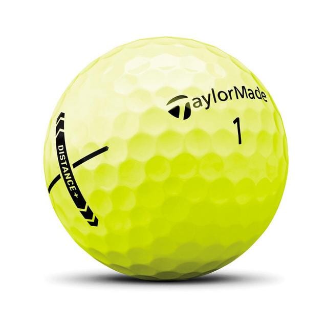 Balles de golf TaylorMade Distance+ Jaunes '25