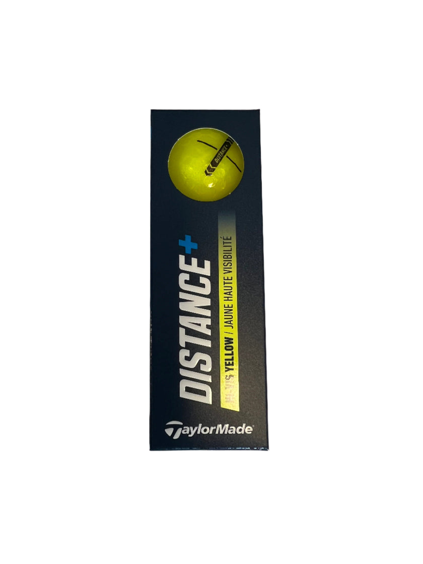 Balles de golf TaylorMade Distance+ Jaunes '25