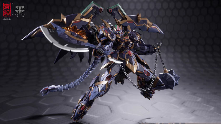 Cangdao CD-04 Xuan Wu Four Holy Beasts Black Tortoise Metal Figure