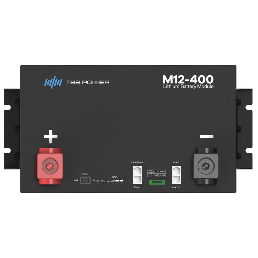 TBB Power – 12V/400Ah Lithium LifePO4 Self-Heating Battery | M12-400