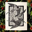 'Three Swallows' hand print