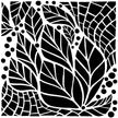 The Crafters Workshop 6x6 Stencil Abstract Leaves