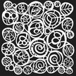The Crafters Workshop 6x6 Stencil Circle Fest