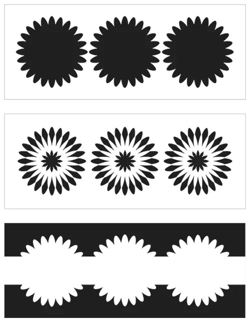 The Crafters Workshop Slimline Layered Triple Daisies