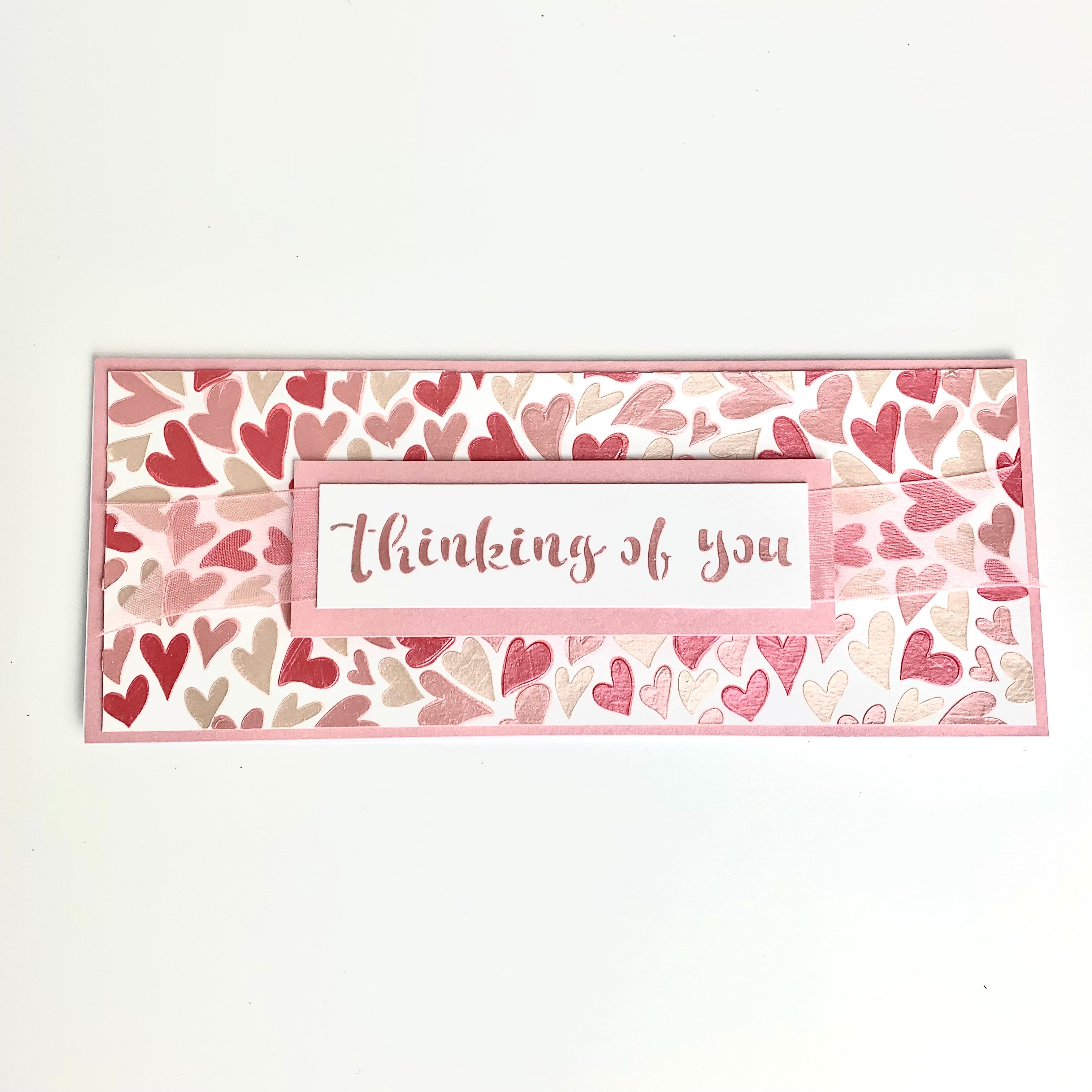 The Crafters Workshop Slimline Layered Groovy Hearts