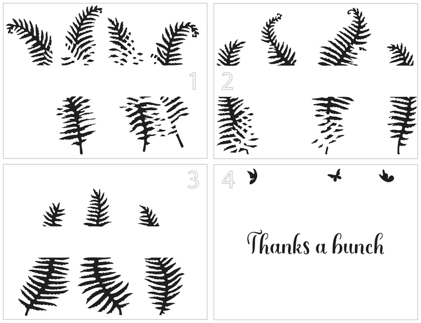 The Crafters Workshop Layered Fern Banner