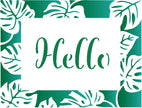 The Crafters Workshop Monstera Banana Leaves Frames