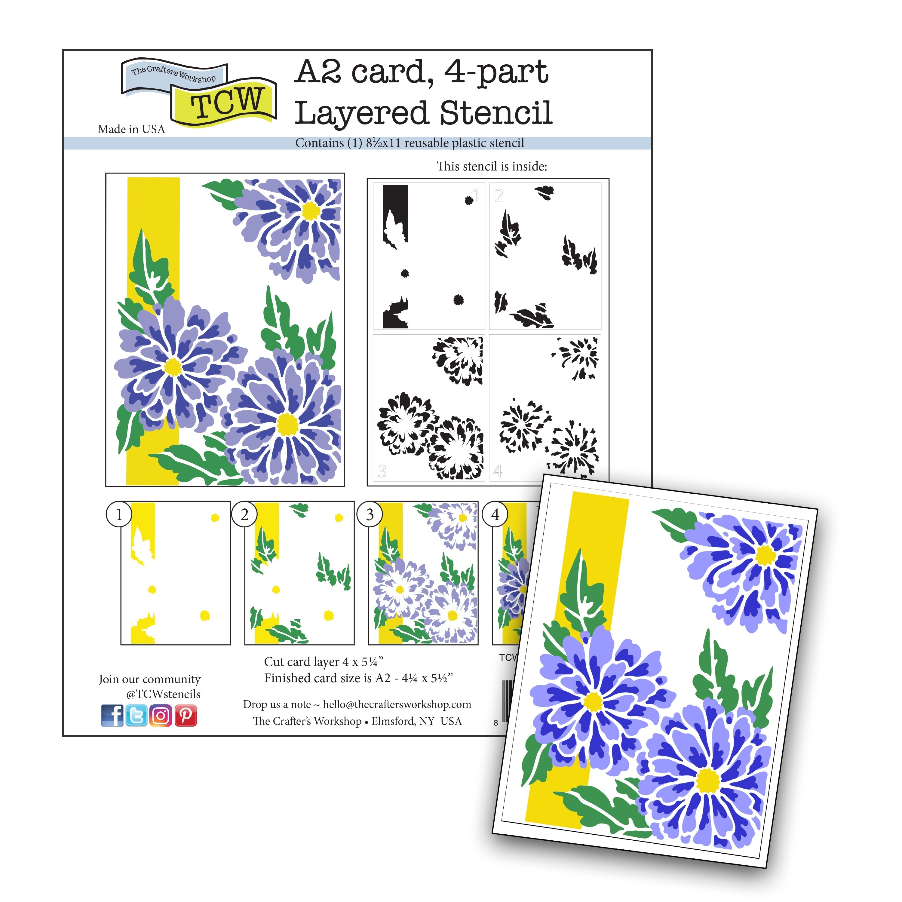 The Crafters Workshop Layered Daisies