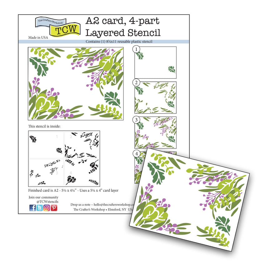 The Crafters Workshop Layered Sage Frame