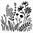 The Crafters Workshop 6x6 Stencil Summer Meadow
