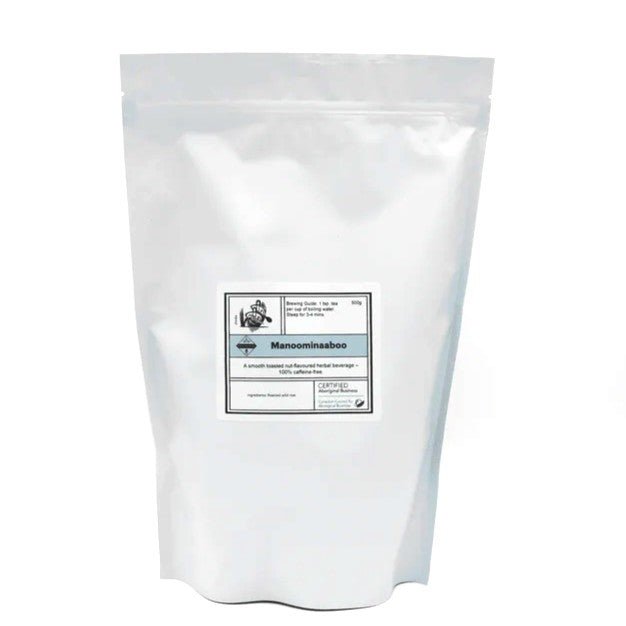 Tea - Manoominaaboo - Roasted Wild Rice & Herbal Tea (Caffeine-Free) - Indigenous