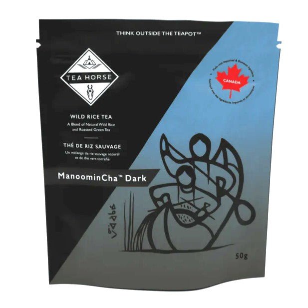 Tea - ManoominCha - Dark Roast Wild Rice & Green Tea - Indigenous