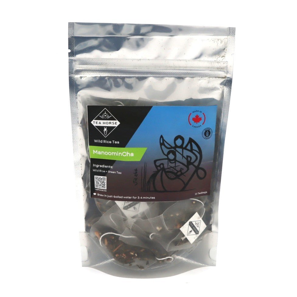 Tea - ManoominCha - Roasted Wild Rice & Green Tea - Indigenous