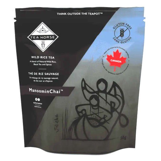 Tea - ManoominChai - Roasted Wild Rice & Spiced Black Tea (Gluten Free) - Indigenous
