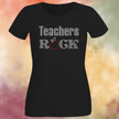 Teachers Rock Rhinestone Shirt – Appreciation Sparkle Bling Tee | Blingdazzel
