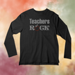 Teachers Rock Rhinestone Shirt – Appreciation Sparkle Bling Tee | Blingdazzel