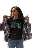 Team Bride Rhinestone Shirt – Bachelorette Party Sparkle Bling Tee | Blingdazzel