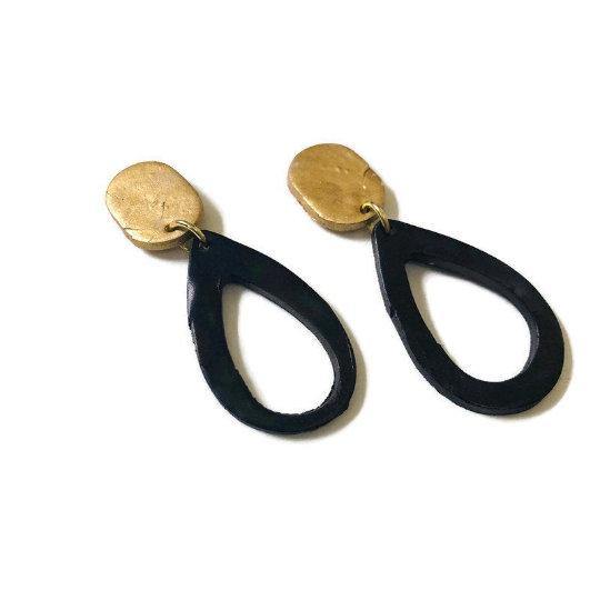 Teardrop Drop Dangle Earrings in Multiple Colors- 