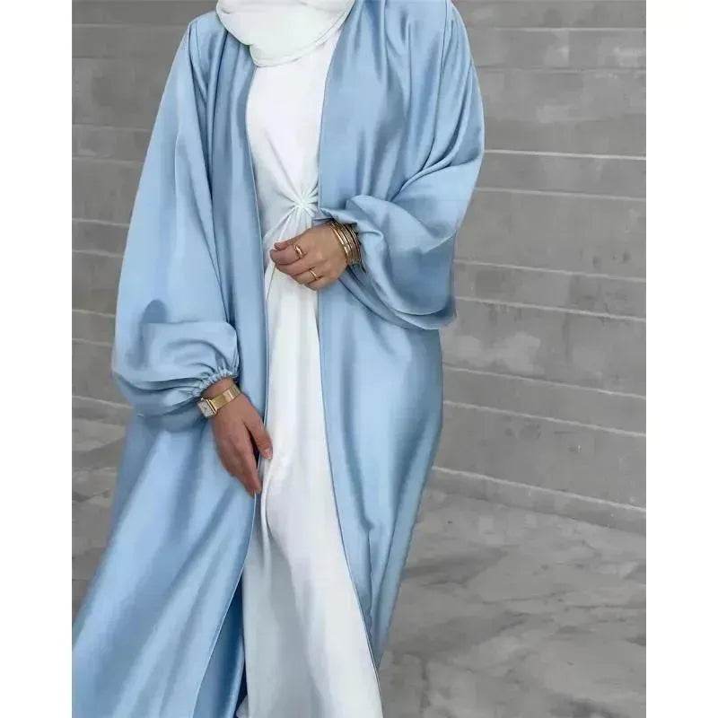 Temperament commute Middle East Arab Dubai Abaya Dress White Sleeveless Pleated Bottoming Vest Lined Dress