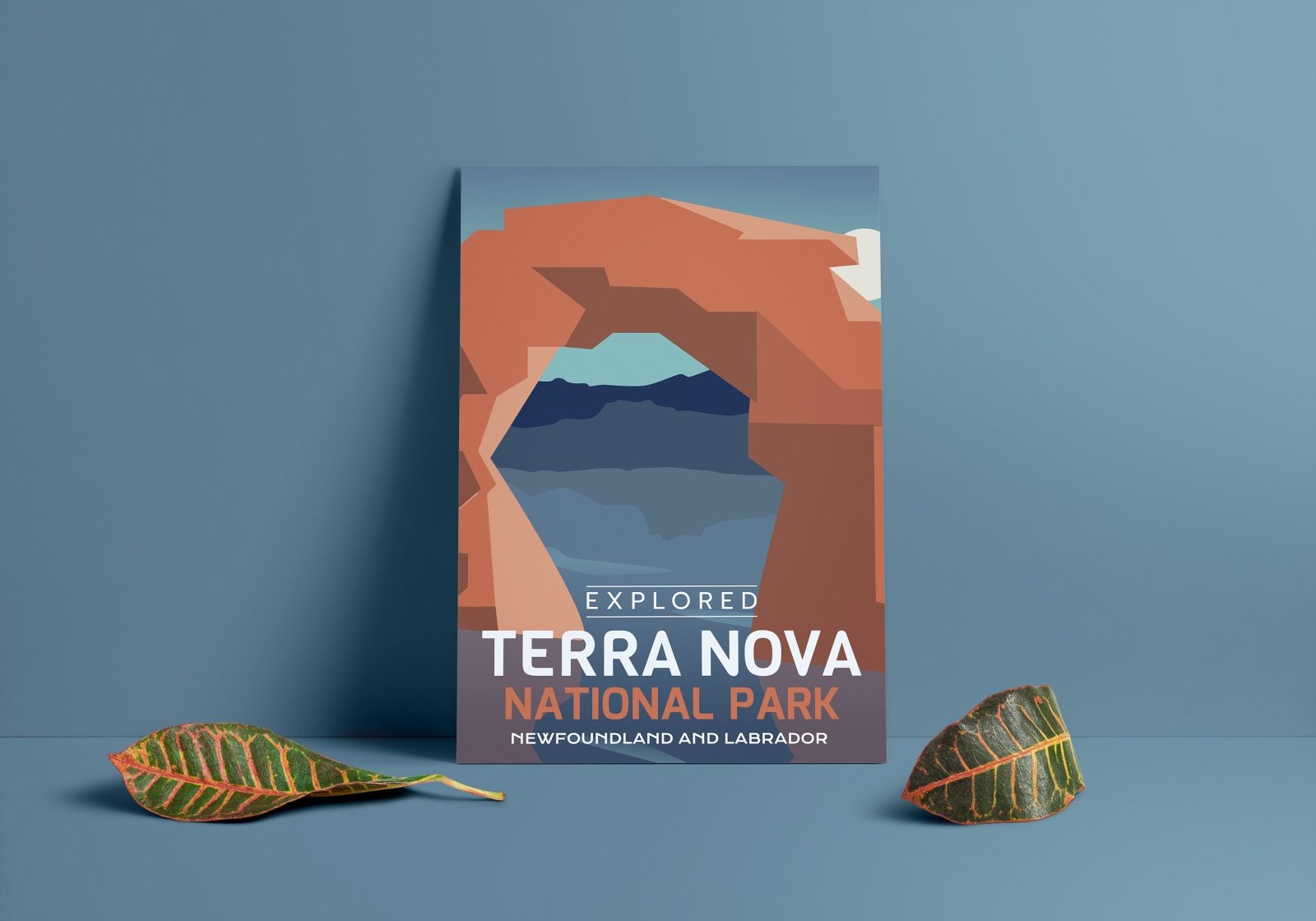 Terra Nova National Park 'Explored' Poster, Canada Parks