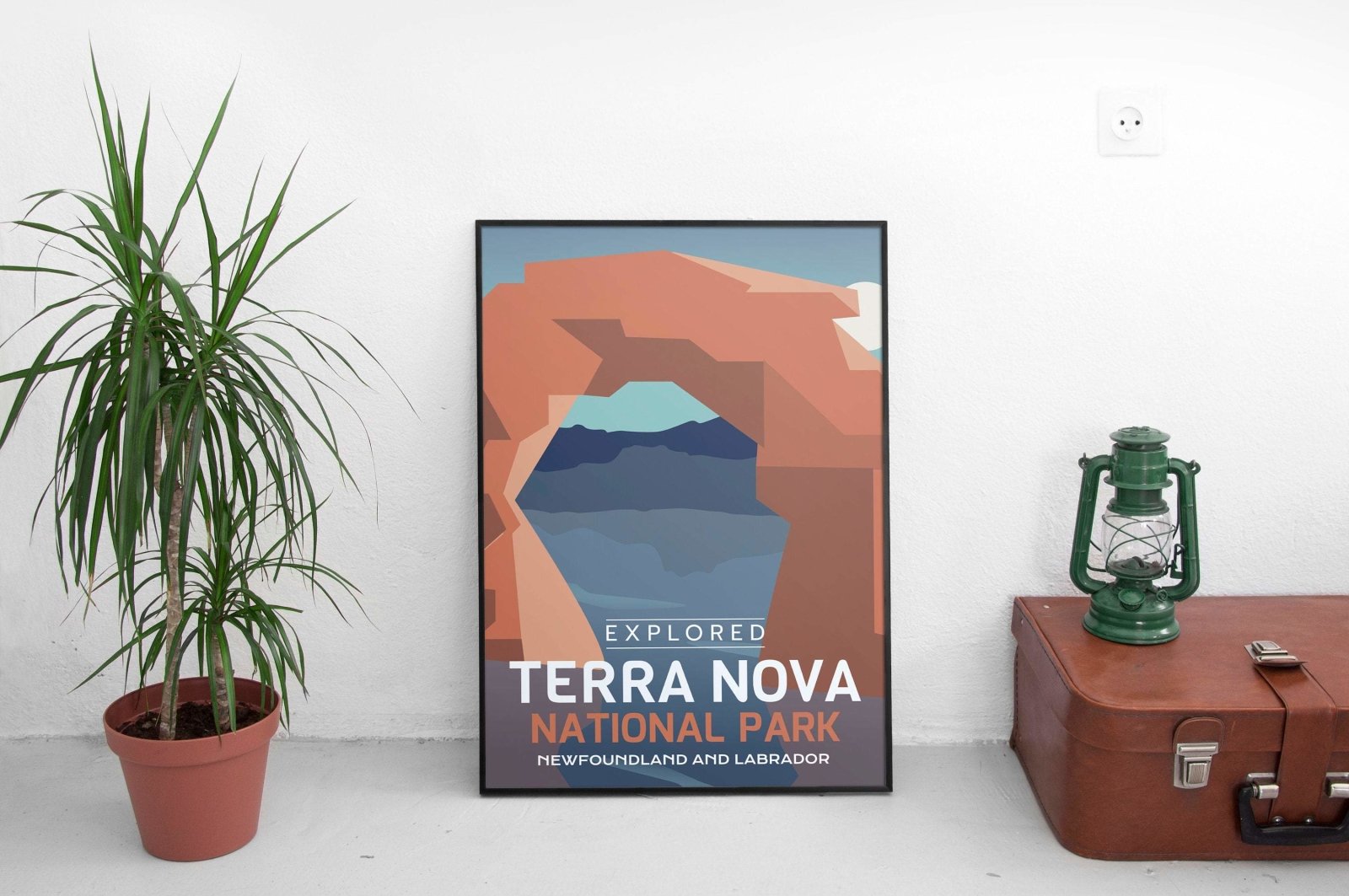 Terra Nova National Park 'Explored' Poster, Canada Parks