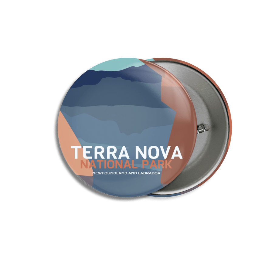 Terra Nova National Park of Canada Pinback Button, Canada Parks