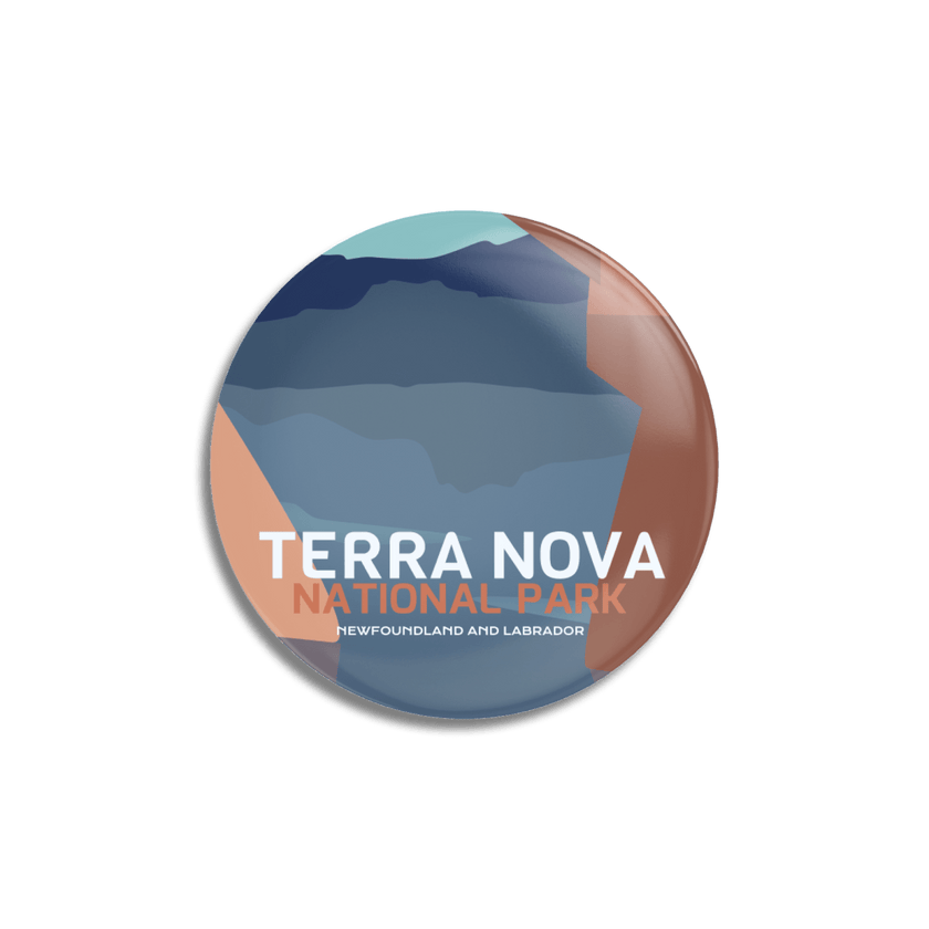 Terra Nova National Park of Canada Pinback Button, Canada Parks