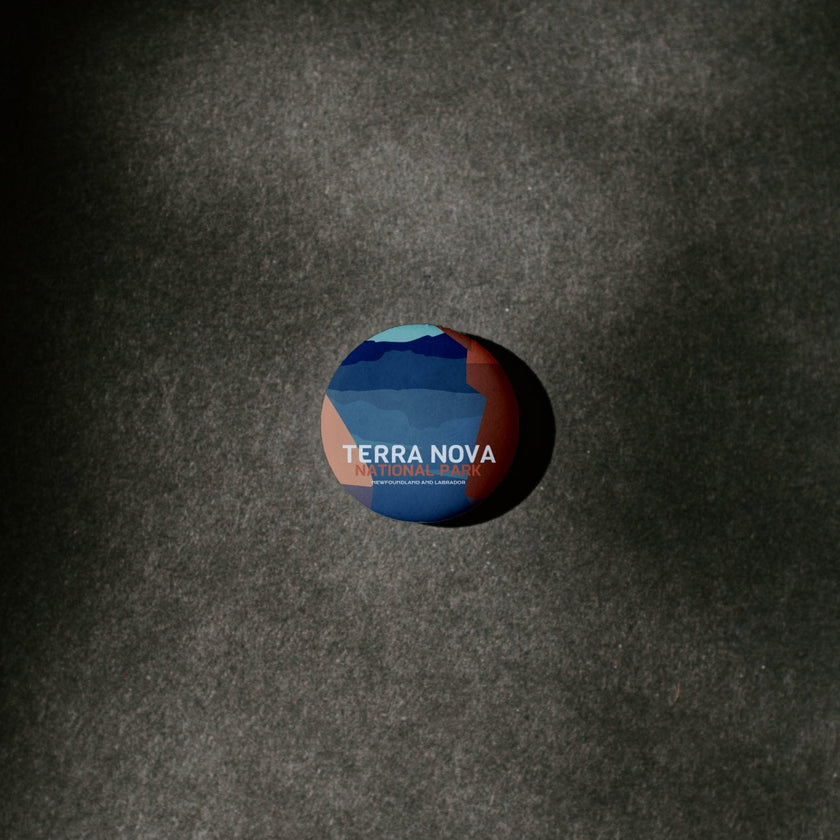 Terra Nova National Park of Canada Pinback Button, Canada Parks
