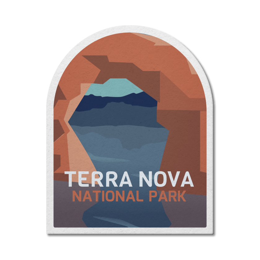Terra Nova National Park of Canada Waterproof Vinyl Sticker, Canada Parks