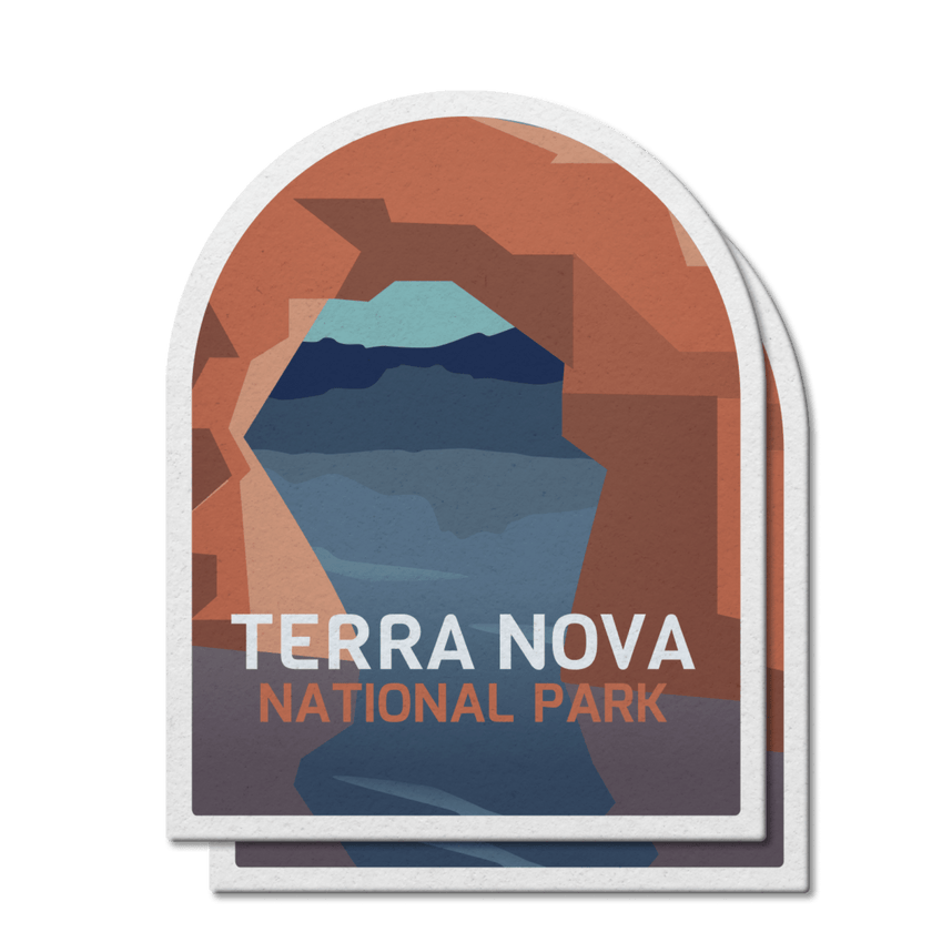 Terra Nova National Park of Canada Waterproof Vinyl Sticker, Canada Parks