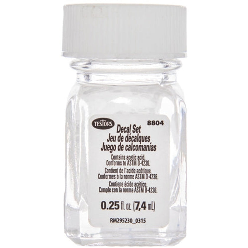 Testors 8804 Decal Set 1/4oz (7.4mL) NIB