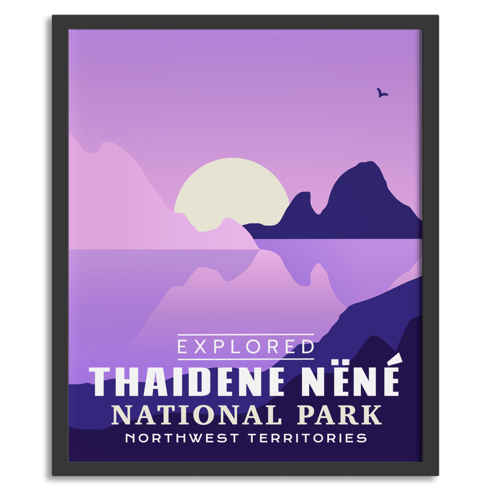 Thaidene Nene National Park 'Explored' Poster, Canada Parks