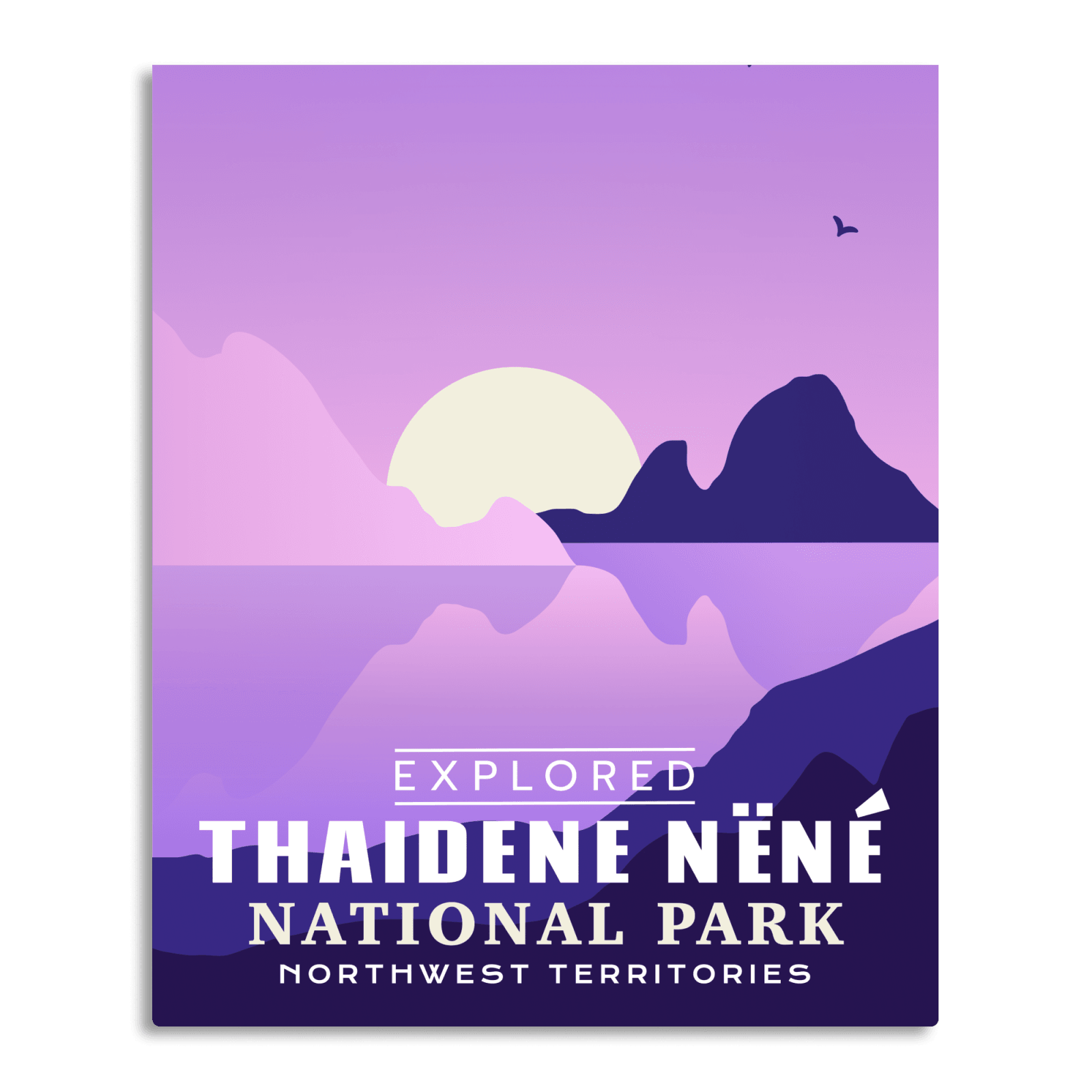 Thaidene Nene National Park 'Explored' Poster, Canada Parks