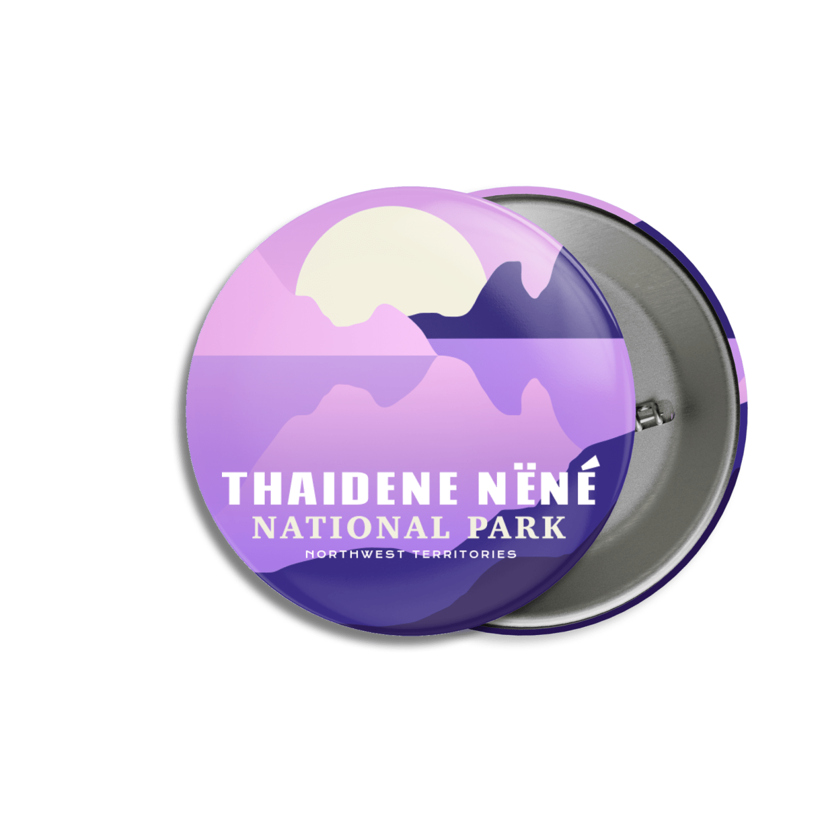 Thaidene Nëné National Park of Canada Pinback Button, Canada Parks