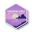 Thaidene Nëné National Park of Canada Waterproof Vinyl Sticker, Canada Parks
