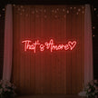 That’s Amore with Heart Neon Sign V2