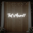 That’s Amore with Heart Neon Sign V2