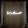 That’s Amore with Heart Neon Sign V2