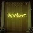 That’s Amore with Heart Neon Sign V2