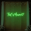 That’s Amore with Heart Neon Sign V2