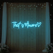 That’s Amore with Heart Neon Sign V2