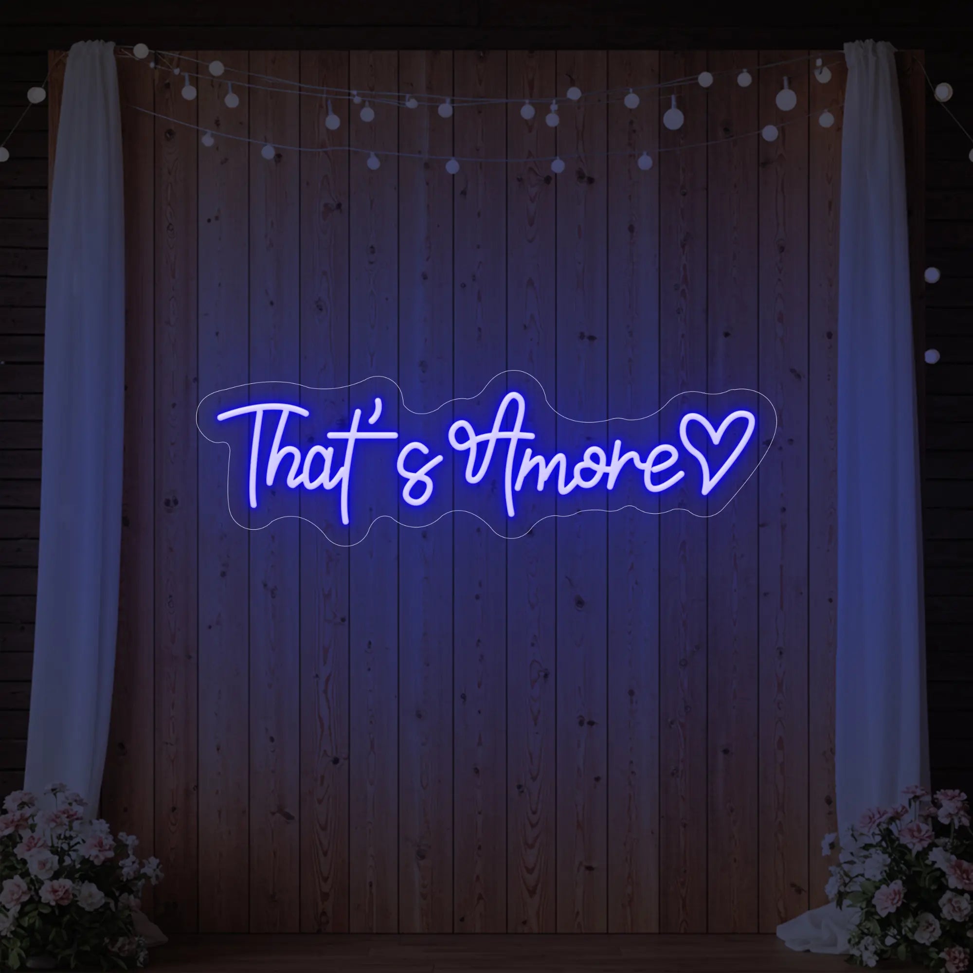 That’s Amore with Heart Neon Sign V2