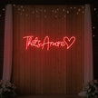 That’s Amore with Heart Neon Sign V3