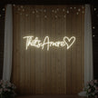That’s Amore with Heart Neon Sign V3