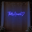That’s Amore with Heart Neon Sign V3